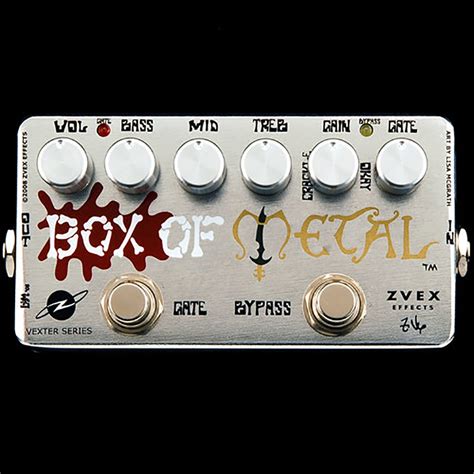 box of metal vexter|ZVex Effects Vexter Box of Metal Distortion Guitar Effects Pedal.